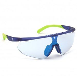 NEW ORIGINAL ADIDAS PHOTOCHROMIC SP0015 91X Matte Blue/Blue Mirrored 144mm 140